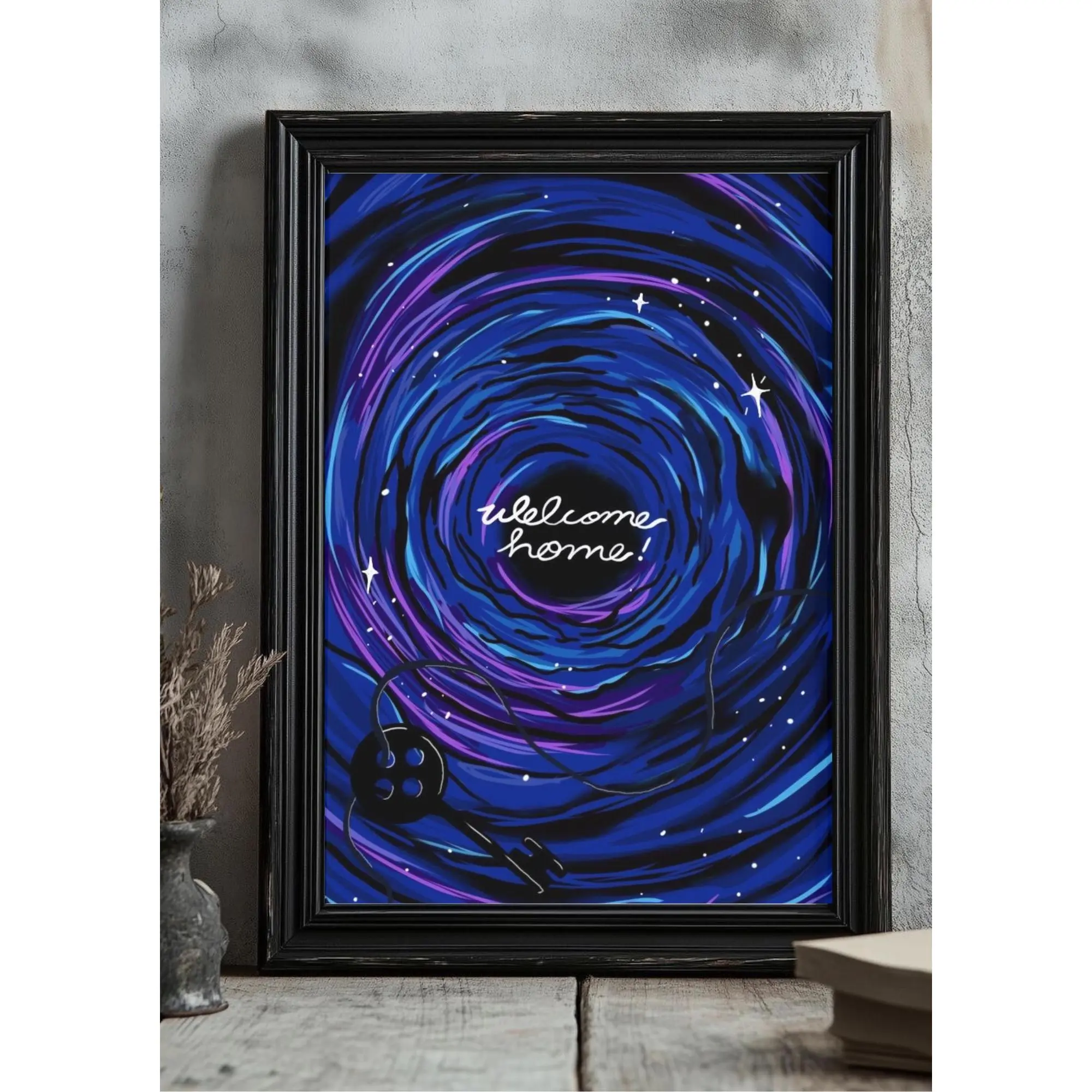 Coraline Key Portal Poster Welcome Home Magical Artistic Decor