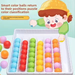 Montessori Color Sorting Ball Game – Top Christmas Gift for Kids 3–6