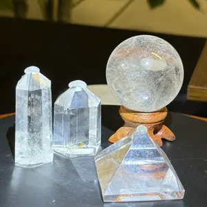 Natural Crystal Decoration~Powerful Clear Quartz Set