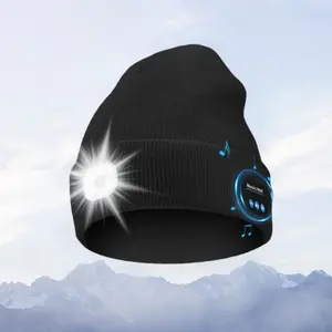 Gifts for Men Bluetooth Beanie Hat - Secret Santa Gifts Xmas Stocking Fillers for Men Women Teenagers Boys Girls Adults Christmas Eve Box Fillers, Cool Stuff Tech Gadgets Gifts Music Hat w/ Headphones,Cool Gadgets