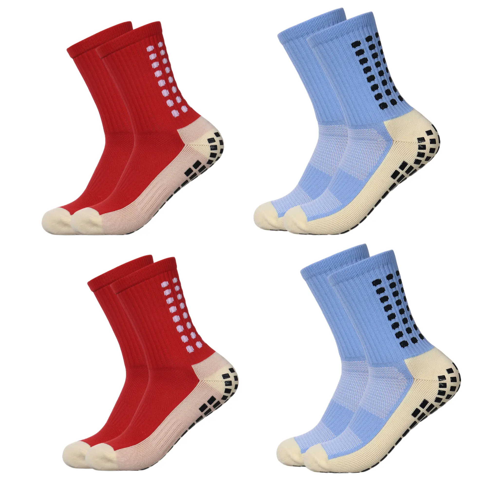 4 Pairs（Red*2+ Light blue*2）