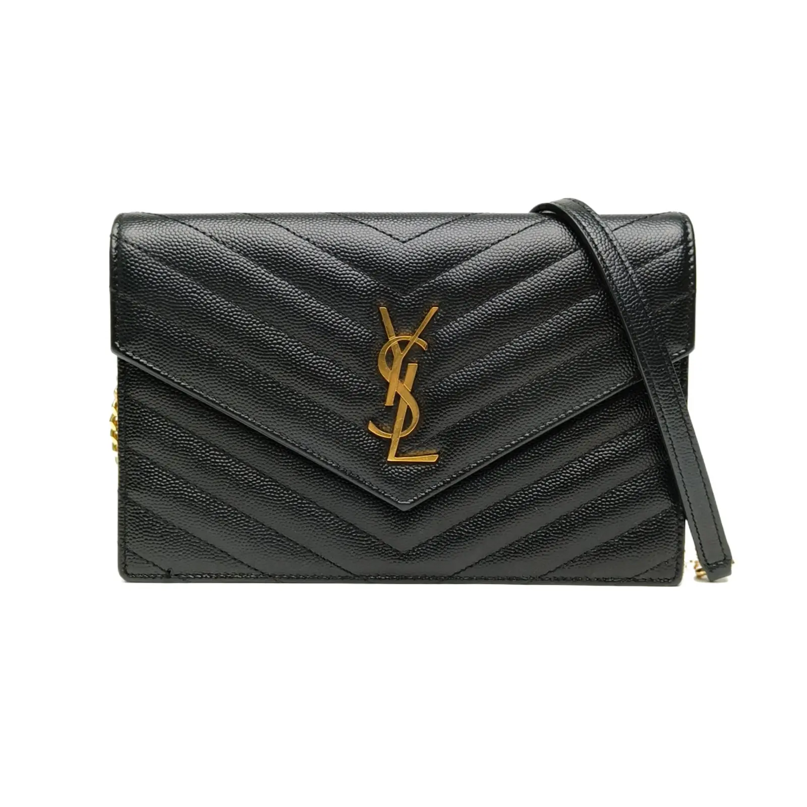 Pre-owned Yves Saint Laurent leather Tote Bags CASSANDRA Envelope Shoulder Bag Woc 19 V Grain P226663950