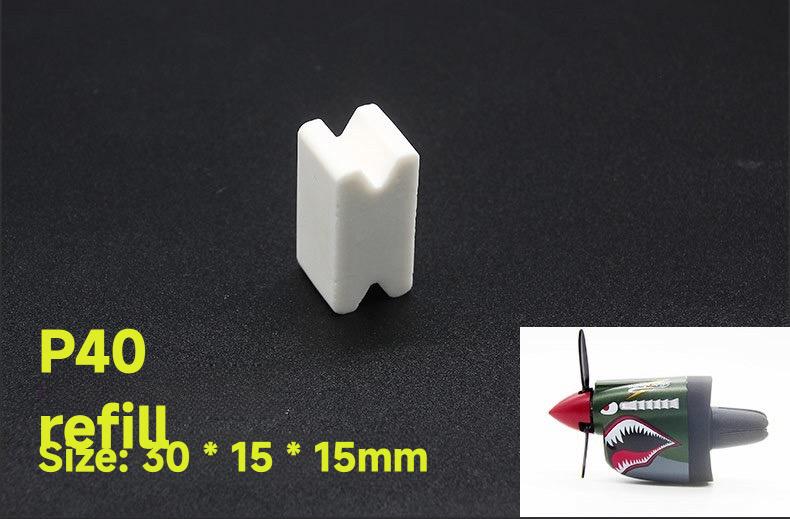 P-40 Warhawk Eau de Cologne-shaped car air freshener, vent clip, men's auto accessory, enjoy fresh air.