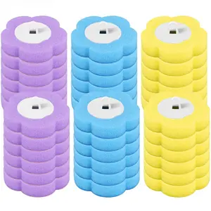 36PCS Disposable Toilet Wand Refills – 3-Layer Sponge Bathroom Cleaning Heads