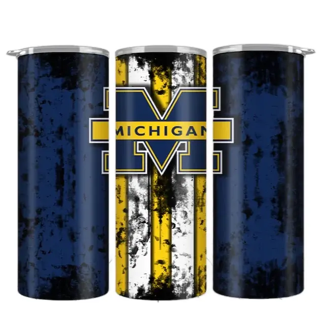 Michigan 20 0z Tumbler Beverage Coffee Drink Drinkware