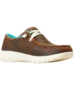 Ariat Women's Women'S Hilo Embossed Casual Shoes Moc Toe - 10047015