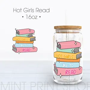 Hot Girls Read | UV DTF Sticker