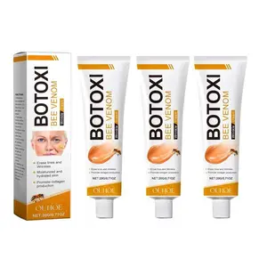 3-Pack Botox Bee Venom Anti-Aging Cream (0.71 Oz) – Targets Wrinkle Removal, Boosts Firming & Lifting, Delivers Moisturizing & Recovery, Ideal for All Skin Types