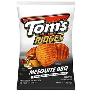 Tom's Potato Chips, 5 Oz | 3 Count (Mesquite BBQ)