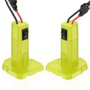 2 Packs Battery Adapter Converter for Ryobi 18V ONE+, Power Wheels Adapter Conversion Kit with On/Off Switch, Fuse Protection & Wire Connectors for Safe DIY Power Wheel Projects