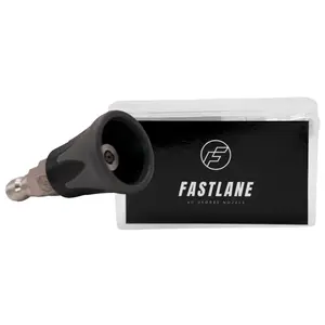 Fastlane 40° Rinsing Nozzle - Rubberized Protective Design - 1/4” Quick Connect - Wide 40° Spray Angle - Durable High-Pressure Build - Safe & Efficient Rinsing - Pressure Washer Nozzle