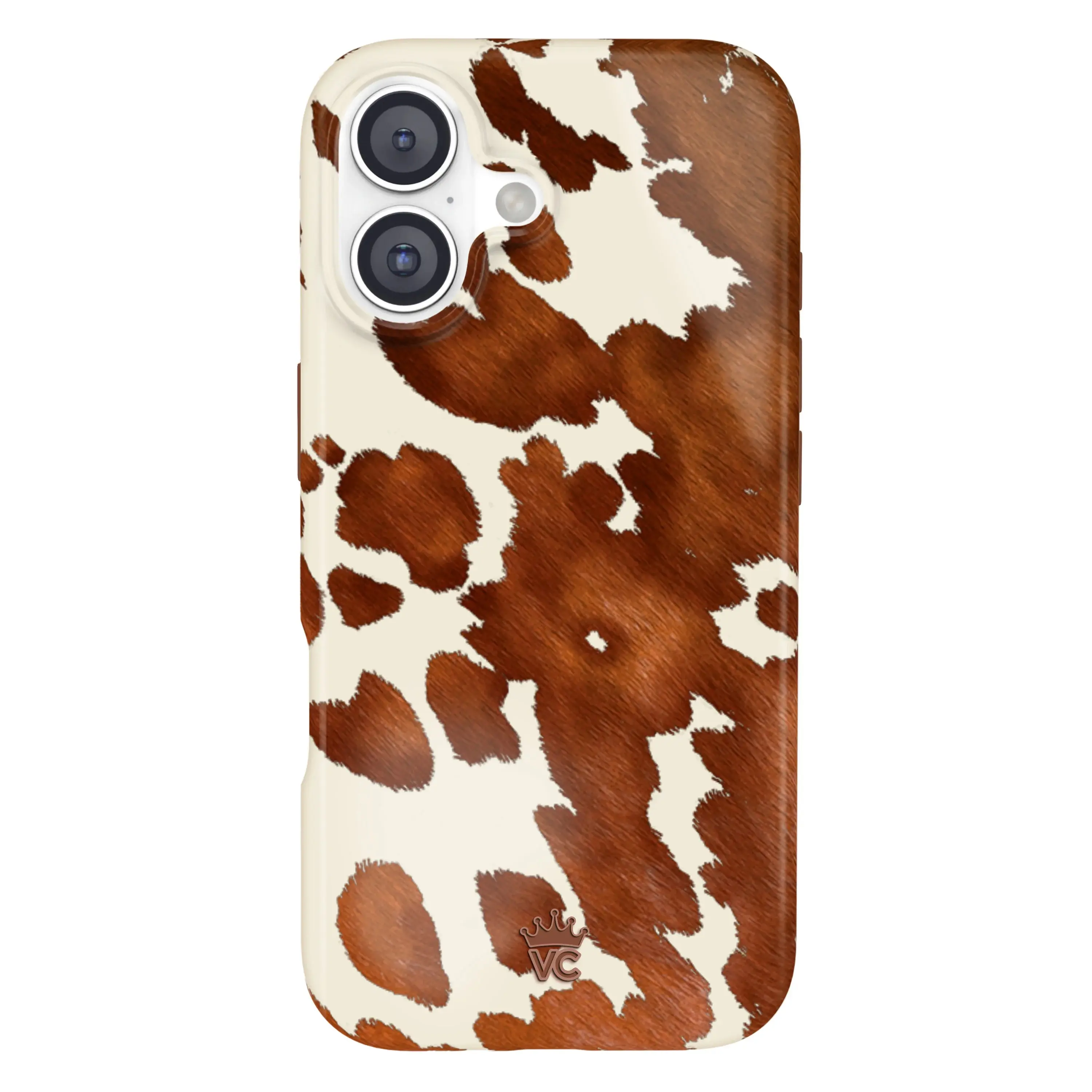Velvet Caviar Cocoa Cow iPhone Casing - Stylish Girly Smartphone Cellphone Cover, Shockproof Phone Accessories for iPhone