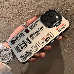 Phone Case: Y2K Style Pattern Phone Case Compatible with iPhone 16, 15, 14, 13, 12, 17 Pro Max, X, XR, XS Max, 8, 7 Plus with Matte Anti-drop Back