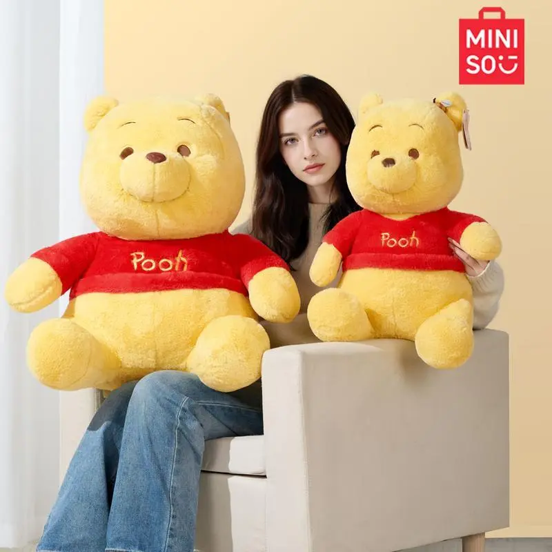 Disney Winnie the Pooh Series - Classic Sitting Plush Toy 18'' & 24'', Soft & Cuddly Collectible Bear Figure for Kids & Fans