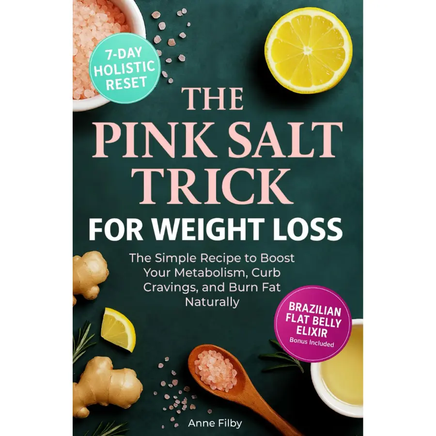 English Health & Fitness Dieting Book: The Pink Salt Weight Loss Trick - Simple Recipe, 21-Day Challenge to Boost Metabolism, Curb Cravings, Burn Fat Naturally (Anne Filby, Regular Edition)