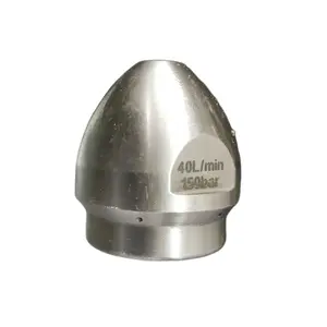 Sewer Drain Cleaning Nozzle 1/2" Quick Connector Nozzles Steel for Apartment