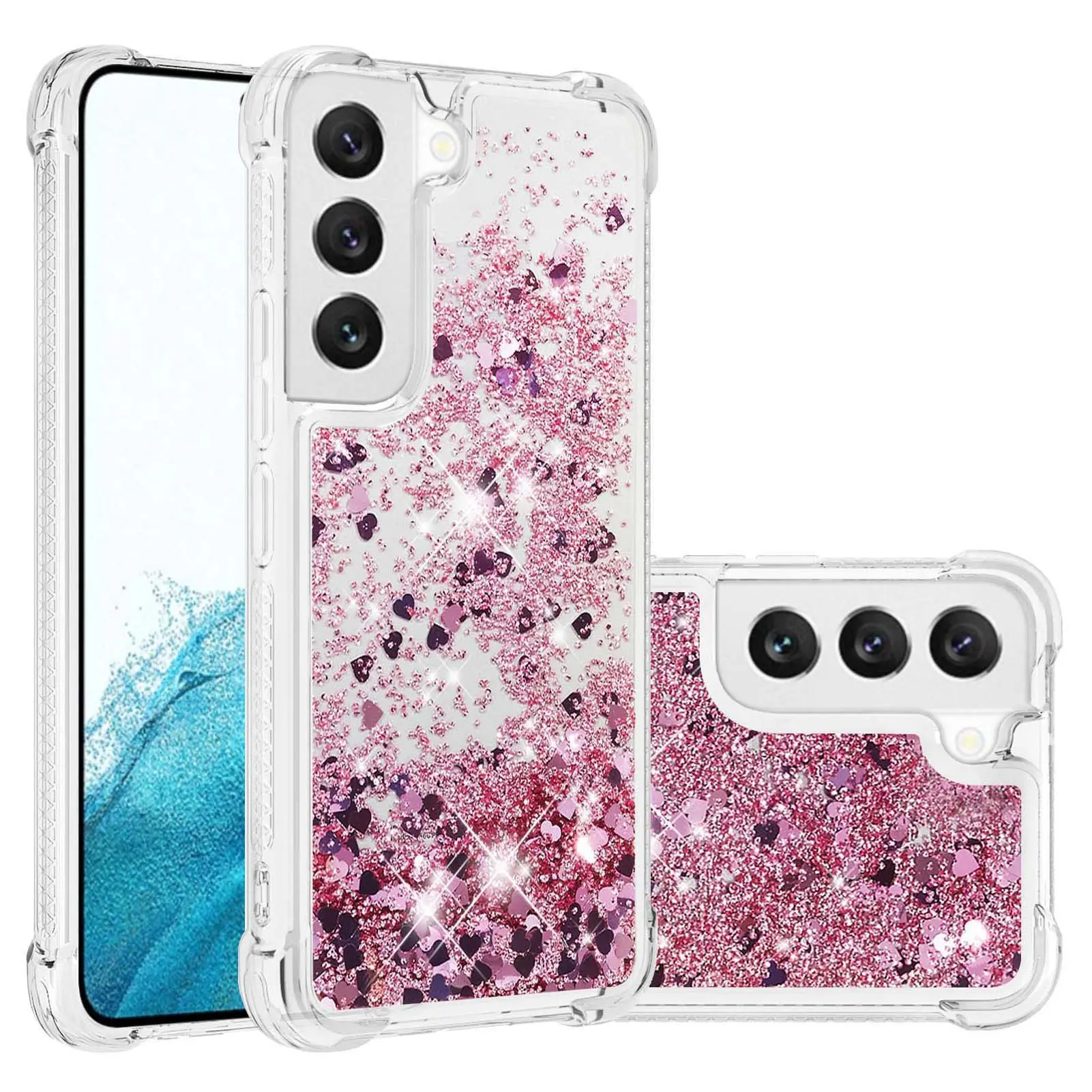 Luxury Glitter Magnetic Protective Phone Case Cover for Moto Edge 5g, Moto G 5g, Moto G Power 5g, Anti-Drop Protection, Electroplated Frame