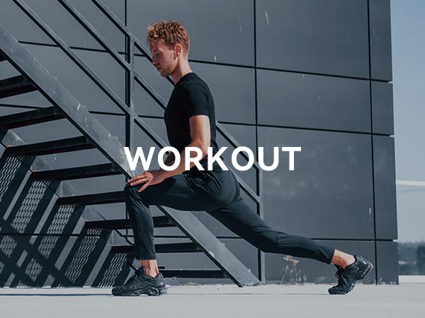 [Clearance] G Gradual Men's 4-Way Stretch Moisture-Wick Athletic Sweatpants, Lightweight Mesh Open Bottom Joggers with Zipper Pockets, Elastic Waist Workout Gear for Gym Running, Running Pants,travel essentials,camping essentials, Quick-Dry