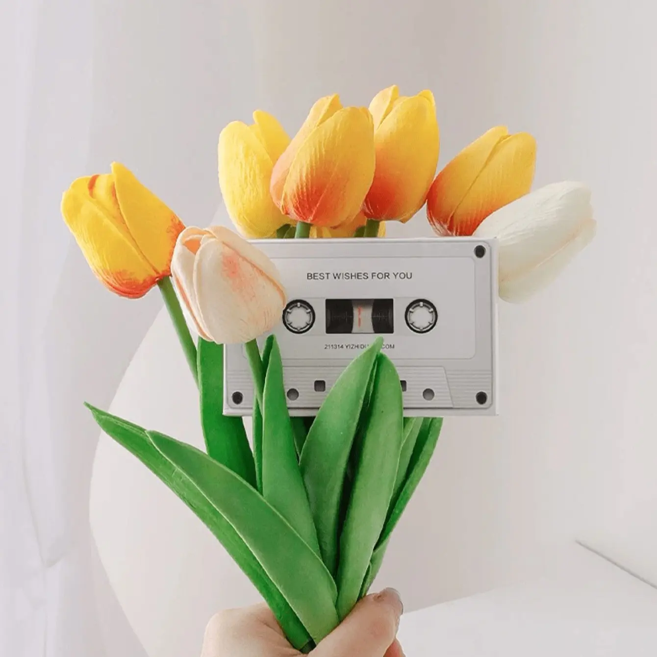 Wedding Invitation Tape Greeting Card, Recordable Voice Message Birthday Wish Card, 1 Box Audio Cassette Gift