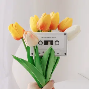 Wedding Invitation Tape Greeting Card, Recordable Voice Message Birthday Wish Card, 1 Box Audio Cassette Gift
