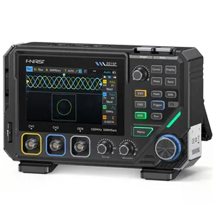 FNIRSI 2D15P 100MHz Digital Oscilloscope Multimeter DDS Signal Generator 3 in 1  2CH Automotive Oscilloscope Multimeter 19,999 TRMS Counts 500MS/s Sampling  4.3 Touch Screen