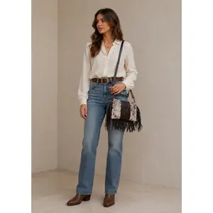 Boho Western Fringe Shoulder Bag