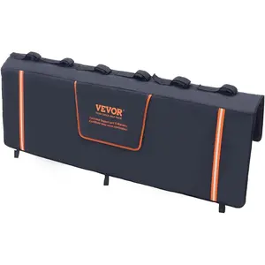 VEVOR Tailgate Bike Pad, 62 Truck Tailgate Pad Carry 6 Mountain Bikes, Tailgate Protection Pad with Reflective Strips and Tool Pockets, Tailgate Pad with Rear Camera Opening for Pickup TrucksVEVOR Super Brand Day