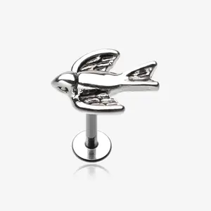 Classic Sparrow Top Steel Labret