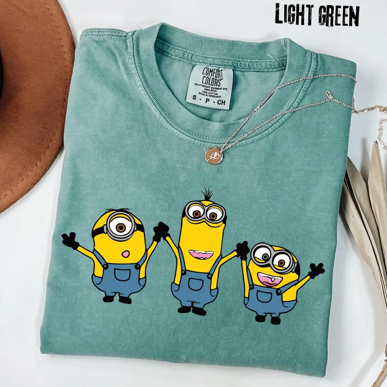Comfort Colors Minions Squad T-Shirt Funny Cheering Minions Tee, Minions Graphic Shirt, Minions Fan Gift