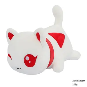Soft & Skin-Friendly Cat Plush Toy for Kids - Bright & Colorful Design - White Plush Toy