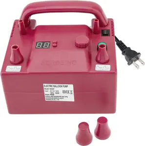 Electric Balloon Blower Pump, Dual Nozzle Balloon Air Inflator, 110V 680W with 2 Nozzles for Decoration