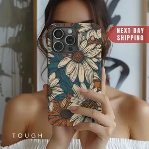 Floral Phone Case Phone Cases Phone Cover Hard Case Tough Phone Case for Samsung s24 ultra and iPhone 17, 16, 15, 14, 13, 12, 11 Pro Max, X, XR, XS Max, 8, And 7 Plus,screen protector,fidgets Compatible with Samsung Galaxy S25