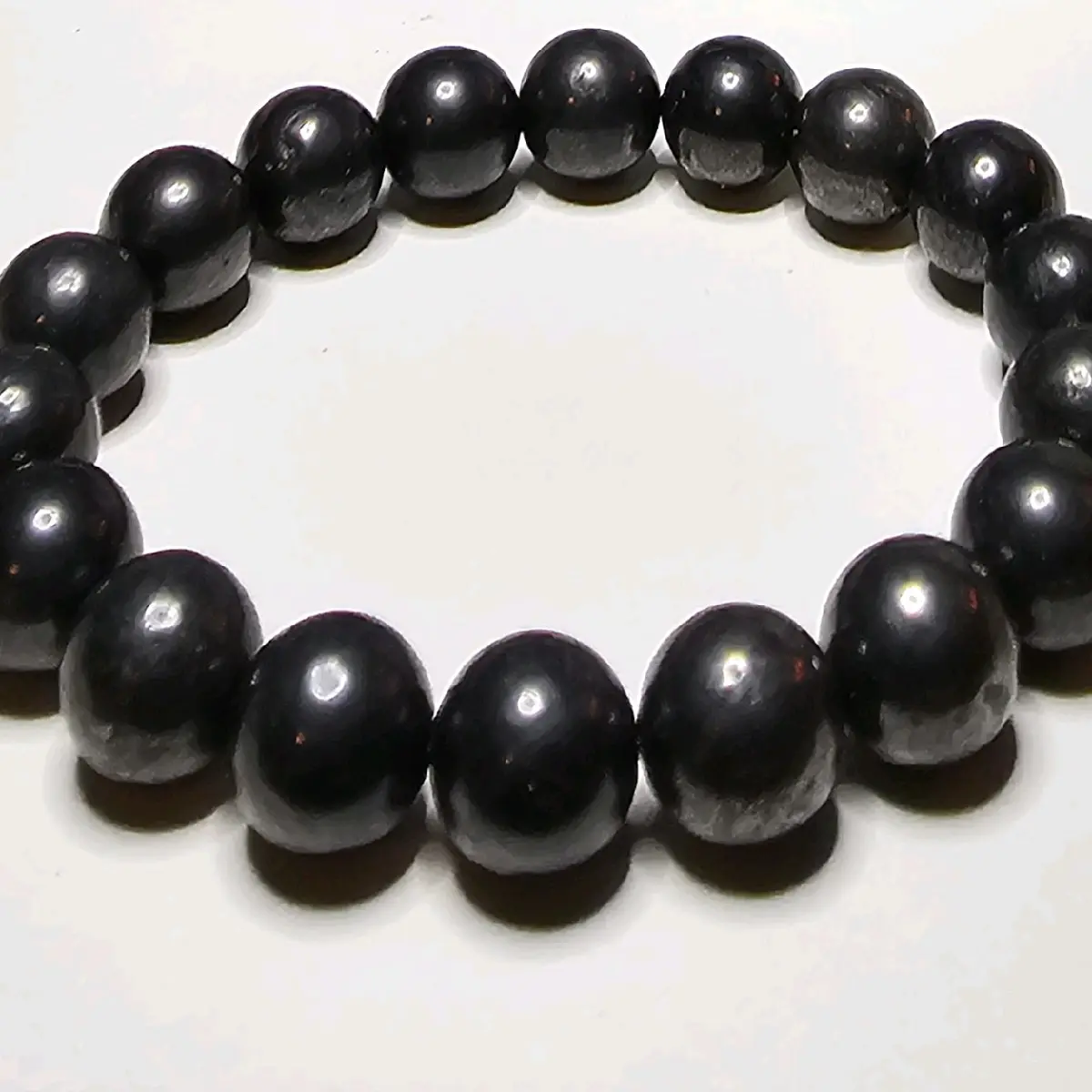 Natural Black Sugilite Crystal Bead Bracelet 10mm +