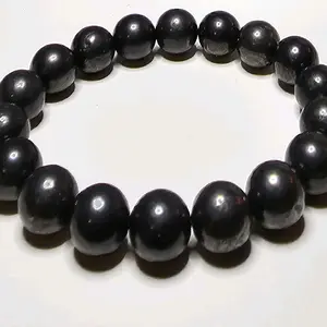 Natural Black Sugilite Crystal Bead Bracelet 10mm +