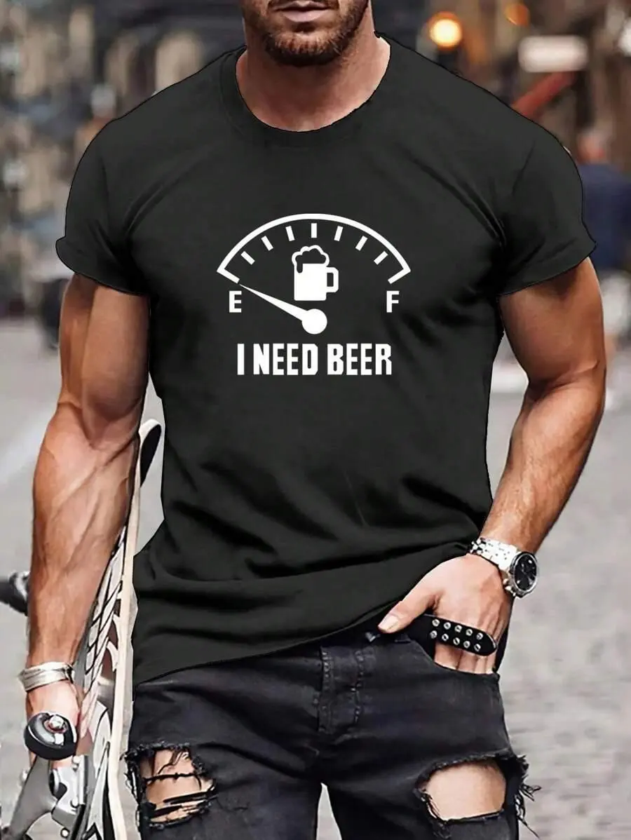 Manfinity Homme Men Letter Graphic Tee