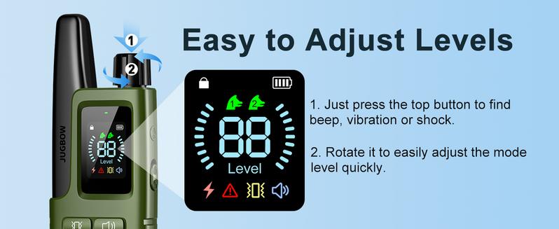 Jugbow Dog Training Collar - 4500FT with Remote, 4 Training Modes, Security Lock, IPX8 Waterproof, Rechargeable e-Collar for All Breeds DT61 Outdoor Jugbow Dog Training Collar - 4500FT with Remote, 4 Training Modes, Security Lock, IPX8 Waterproof, Rechargeable e-Collar for All Breeds DT61 Outdoor