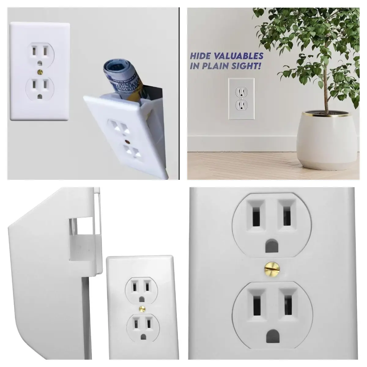 Creative simulation socket box, key storage box, private and secure transfer jewelry storage box, power socket