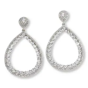 Radiance by Absolute™ 2.82ctw Open Teardrop Dangle Earrings