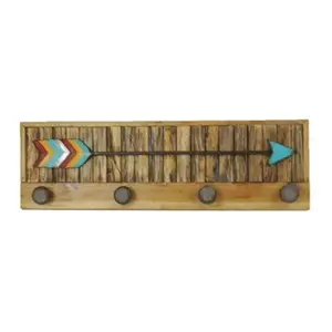Turquoise Arrow w/ Knobs Wall Hanging