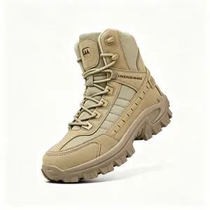 Unisex high-top outdoor hiking shoes for all seasons—lightweight, breathable, non-slip mountaineering boots suitable for climbing and camping; all-season, all-terrain multifunctional waterproof outdoor shoes with ankle support; trekking boots that are bre