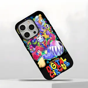 Funny The Amazing Digital Circus iPhone Case – Cool Cartoon Protective Back Cover, Lightweight & Durable, Compatible with iPhone 17/16/15/14/13/12/11 Pro Max/Plus/Air