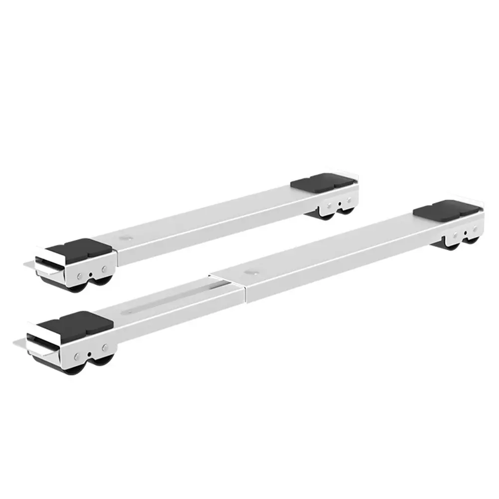 2Pcs Refrigerator Base Holder Non Slip Mobile Roller Bracket Extensible Mobile Roller for Washing Machines Refrigerator