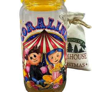 Coraline glass can