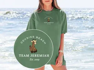 Team Jeremiah Mildred Giraffe Tee, Cousins Beach Est. 2009 T-shirt, The Summer I Turned Pretty
