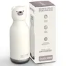 Asobu Bestie Reusable Kids Stainless Steel Water Bottle - Insulated, BPA-Free, Heat-Resistant Drinkware with Detachable Soft Animal Head, Mess-Free Travel Hydration Solution for Desk Use