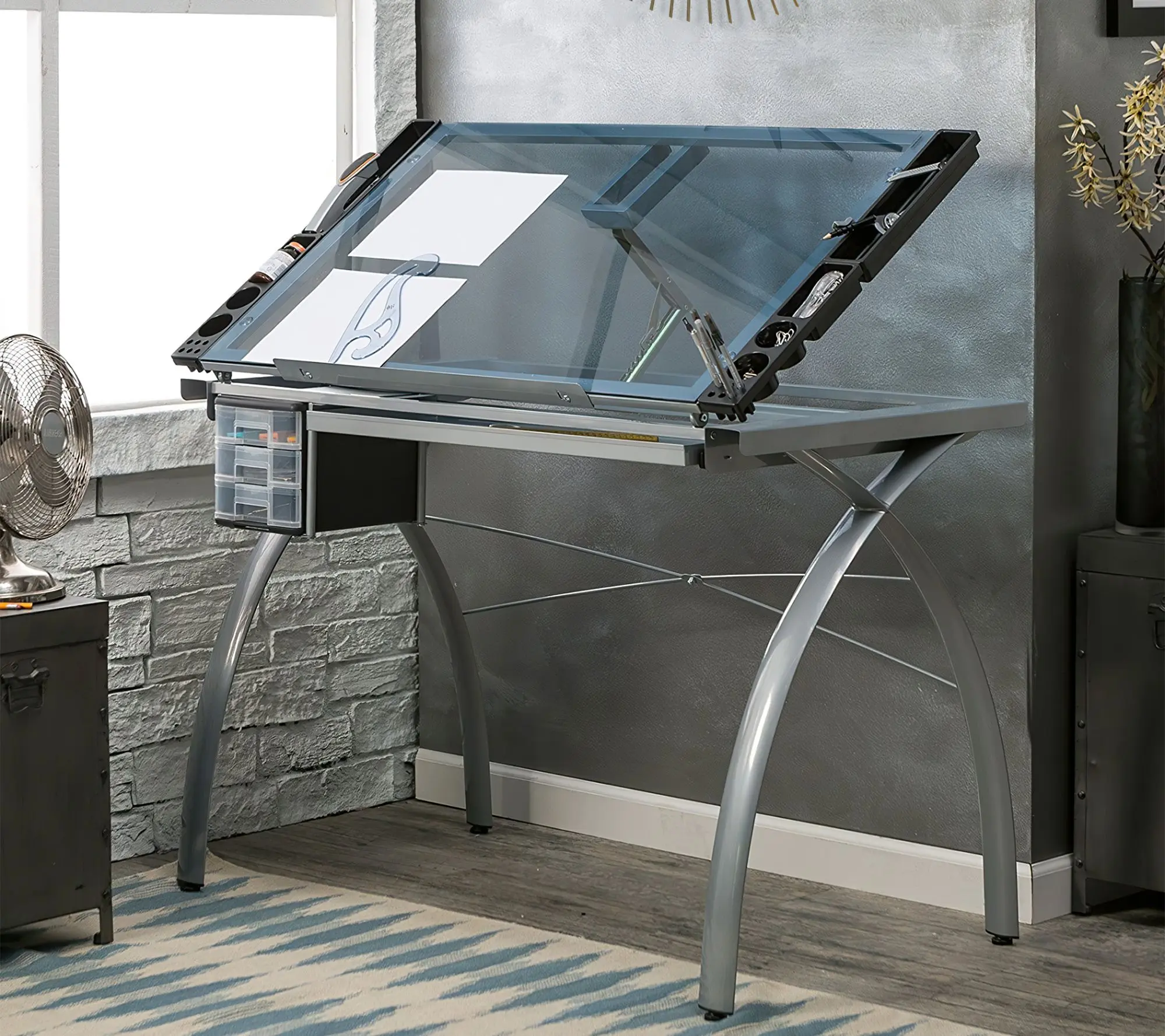 Studio Designs Futura Craft Drawing Table w/Adjustable Top Studio Designs Futura Craft Drawing Table w/Adjustable Top
