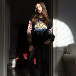 The Midnight Icon Patchwork Sweater