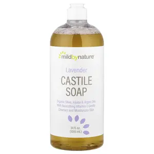 Mild By Nature Castile Soap, Lavender, 34 fl oz (1,005 ml)