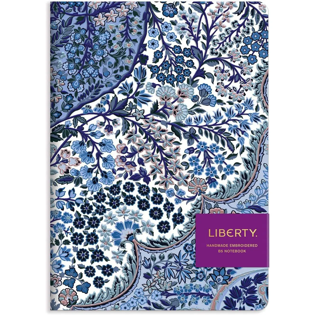 {Chronicle Books} Liberty London Handmade B5 Embroidered Journal : Tanjore Gardens