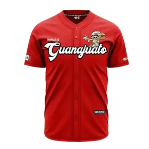 Momias De GUANAJUATO Baseball Jersey, Mexico Jersey for Men Women Youth And Kids, Mexico Baseball Shirt, Hiphop Jersey, All-Over Print Baseball Jersey